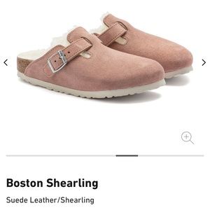 Birkenstock Boston Shearling - Pink Clay